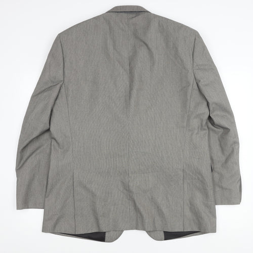 Greenwoods Mens Grey 44 Blazer Jacket Regular Fit Formal
