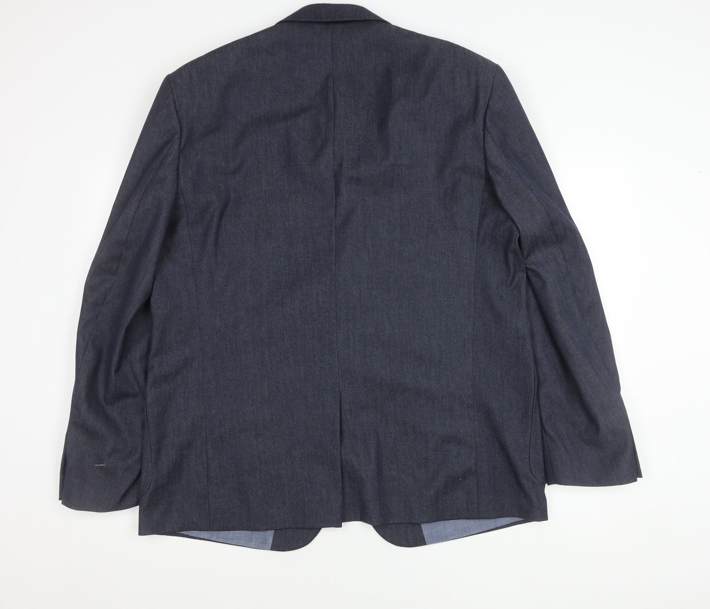 Jasper Conran Men's Blue XL Blazer Jacket Notch Lapel Formal