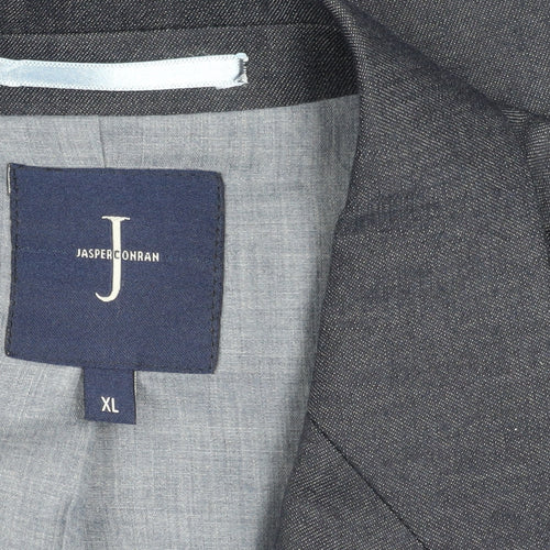 Jasper Conran Men's Blue XL Blazer Jacket Notch Lapel Formal