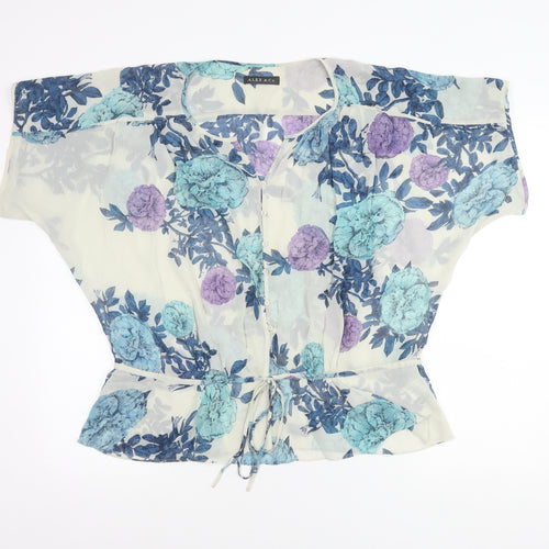 Alex & Co. Women’s Multicoloured Floral Silk Mix Blouse Size 14