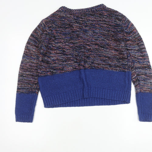 Brave Soul Womens Multicoloured Chunky Knit Jumper Size 14
