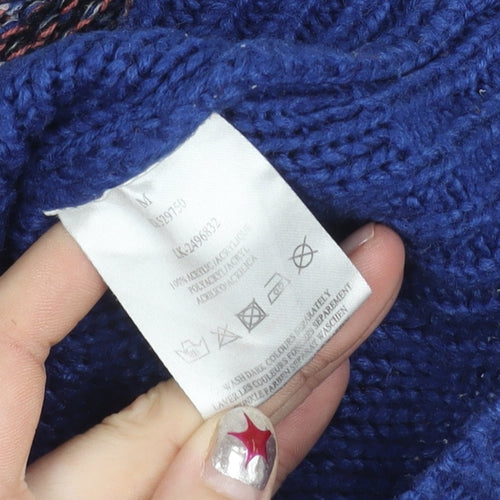 Brave Soul Womens Multicoloured Chunky Knit Jumper Size 14