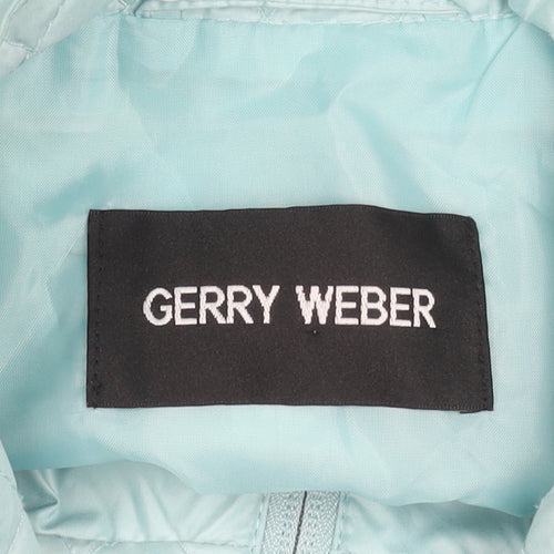 Gerry Weber Women’s Blue Sleeveless Waistcoat Size 14 Lightweight Puffer