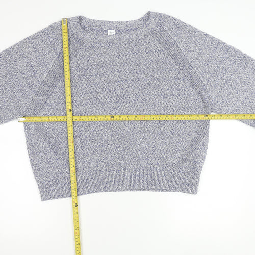 John Lewis Women’s Blue Knit Crew Neck Pullover Jumper XL