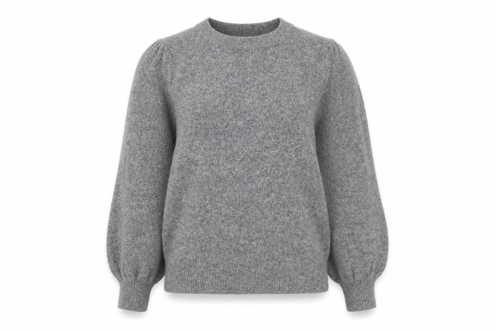 Joe Fresh Women’s Grey Pullover Jumper Size L Crew Neck Knitwear