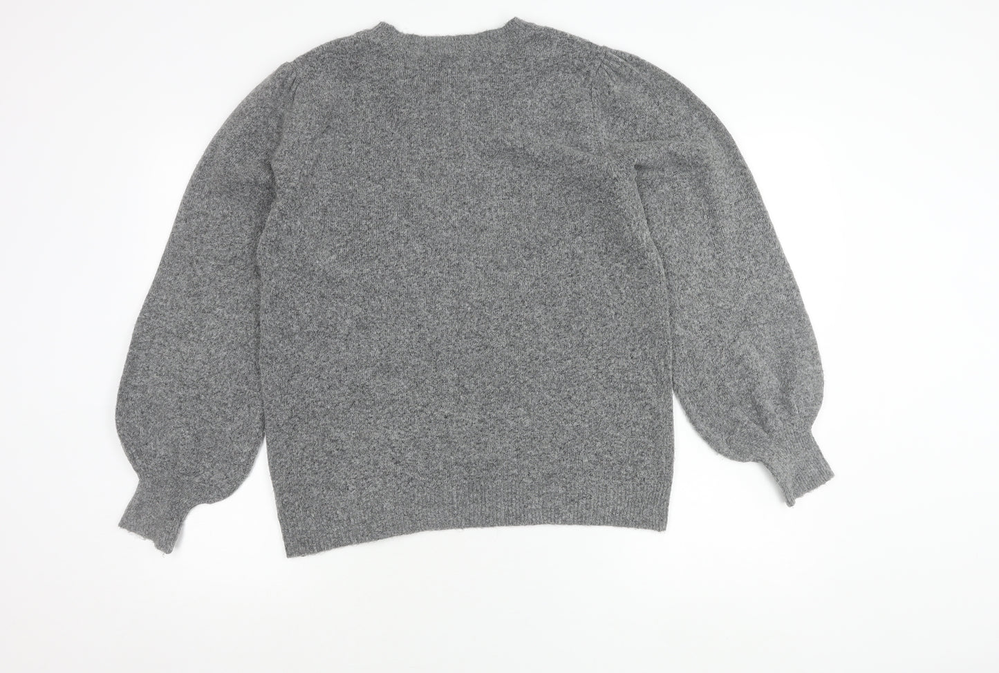Joe Fresh Women’s Grey Pullover Jumper Size L Crew Neck Knitwear