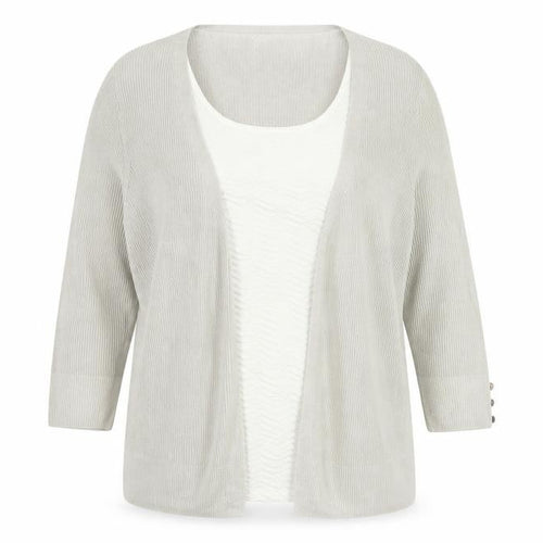 Marks and Spencer Per Una Women’s Beige Cardigan Size 16 Open Knit