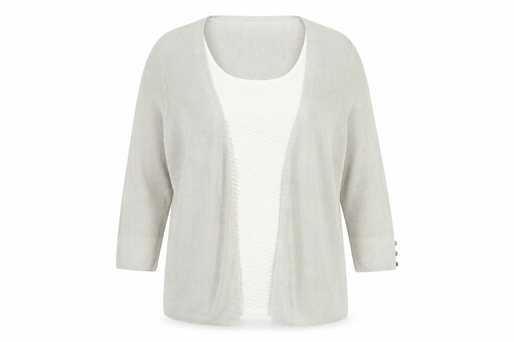 Marks and Spencer Per Una Women’s Beige Cardigan Size 16 Open Knit