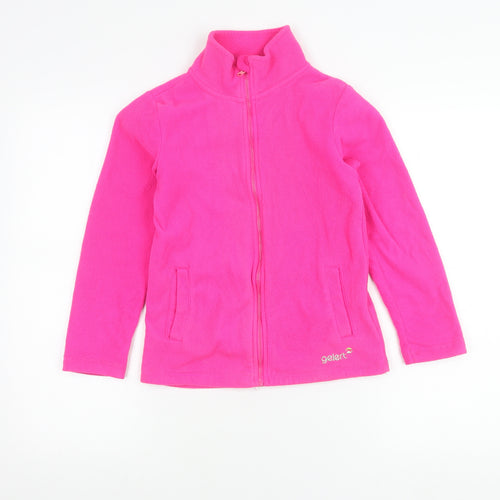 Gelert Girls Pink Fleece Full Zip Jacket 9-10 Years Outdoor Casual