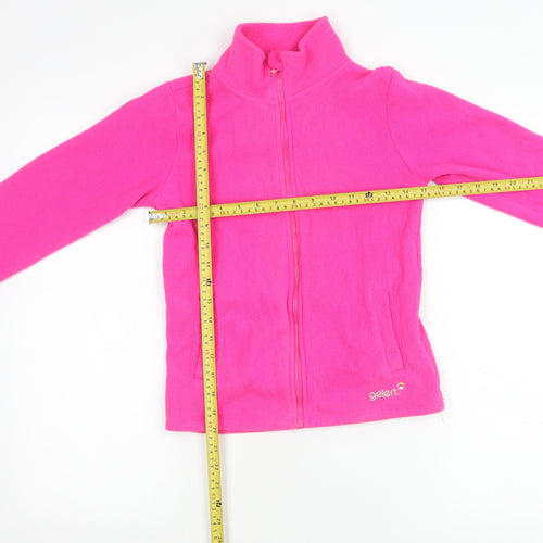 Gelert Girls Pink Fleece Full Zip Jacket 9-10 Years Outdoor Casual