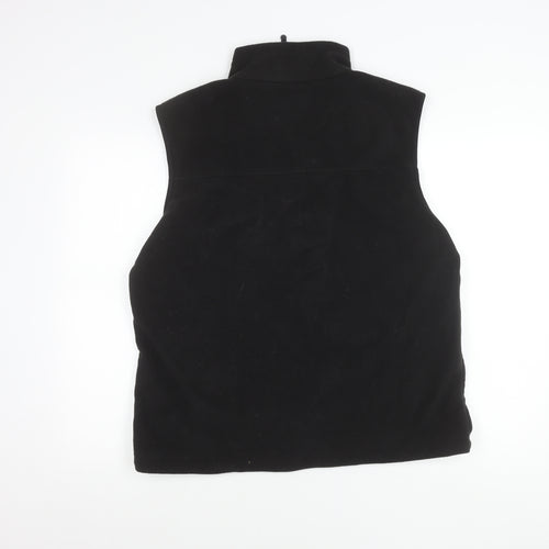 Regatta Unisex Black Fleece Waistcoat Gilet Size 46 Full Zip Pockets