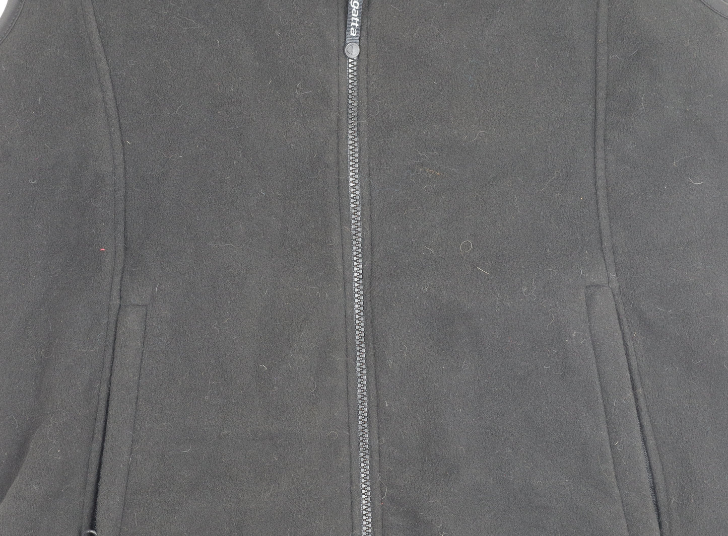 Regatta Unisex Black Fleece Waistcoat Gilet Size 46 Full Zip Pockets