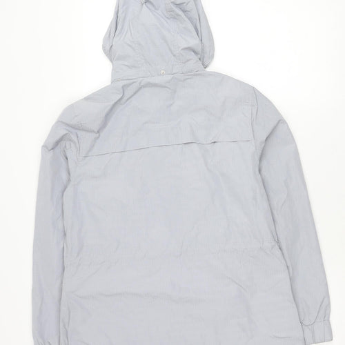 Marks and Spencer Women’s Grey Parka Jacket Size 12 Hooded Pockets