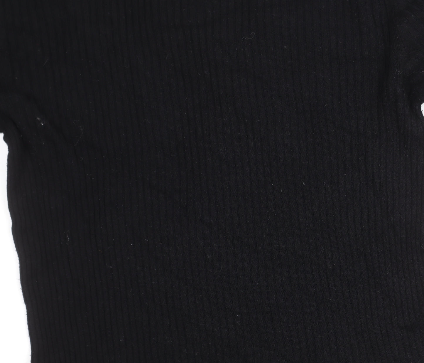 H&M Divided Womens Black Size 12 Slim Fit Knit Long Sleeve Jumper