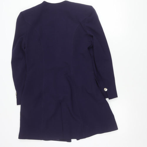 Classic Collection Women’s Blue Wool Blend Suit Jacket Size 12