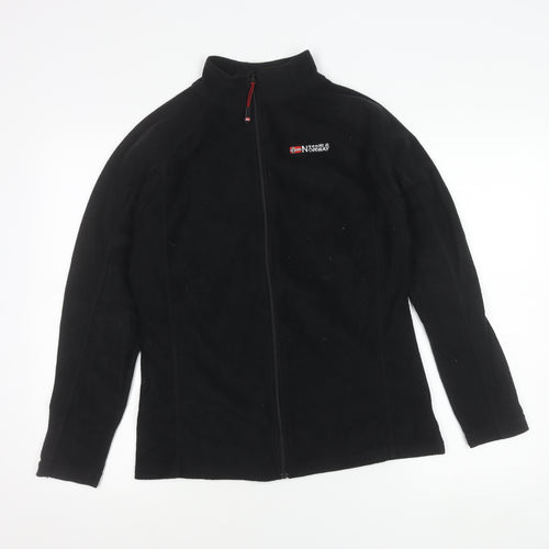 Geo Norway Women’s Black Fleece Full Zip Jacket UK 12