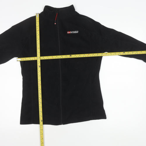 Geo Norway Women’s Black Fleece Full Zip Jacket UK 12