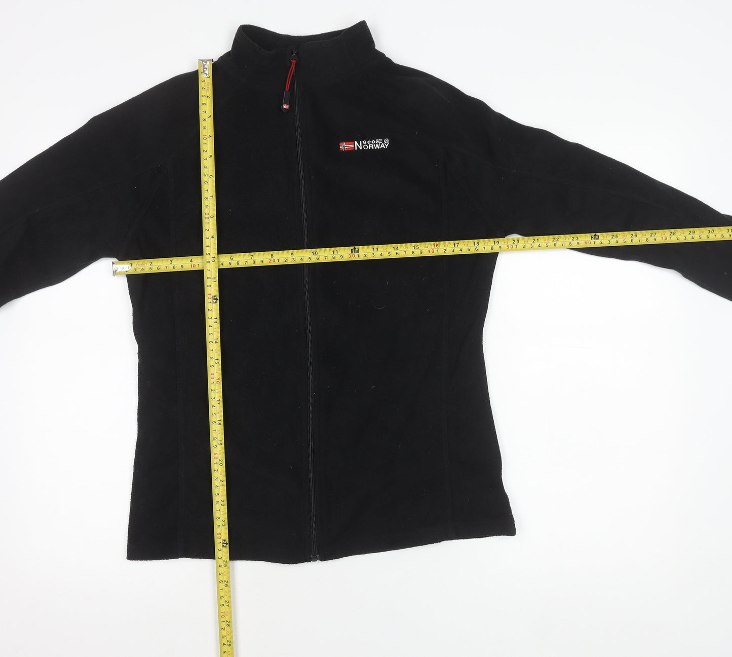 Geo Norway Women’s Black Fleece Full Zip Jacket UK 12