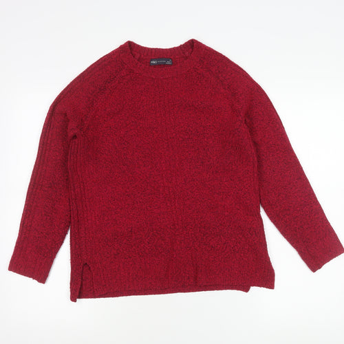 Marks and Spencer Women’s Red XS Pullover Crew Neck Jumper
