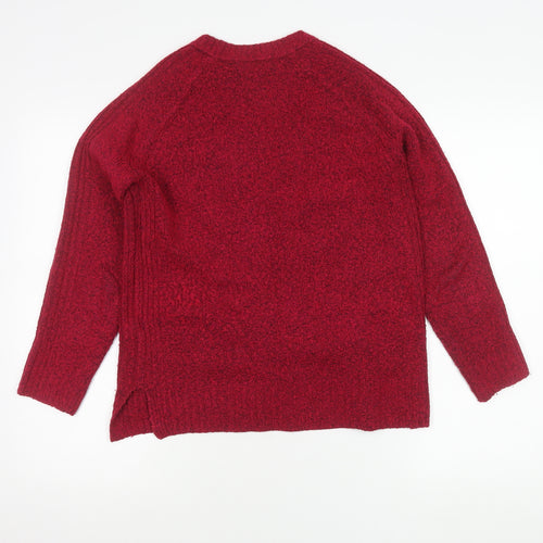 Marks and Spencer Women’s Red XS Pullover Crew Neck Jumper