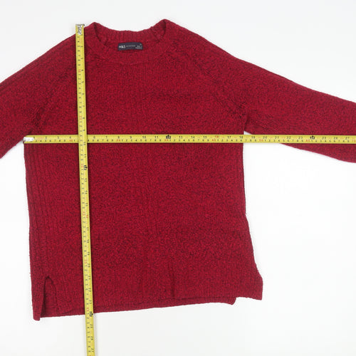 Marks and Spencer Women’s Red XS Pullover Crew Neck Jumper