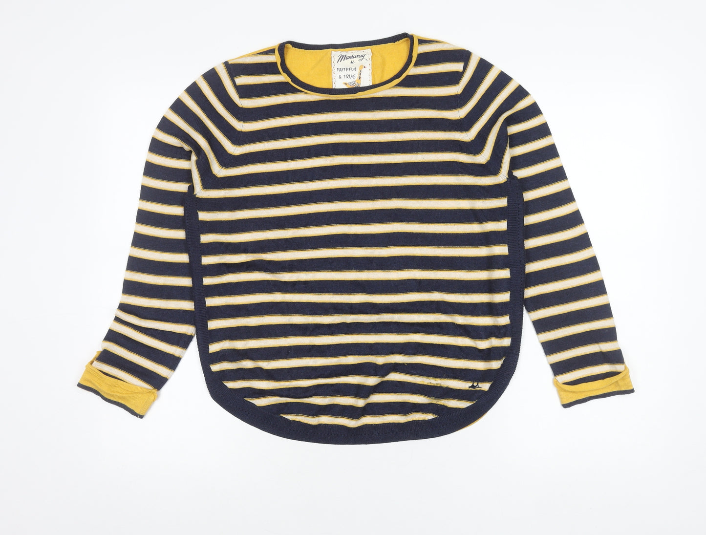 Mantaray Women's Multicoloured Stripe Pullover Jumper Size 12