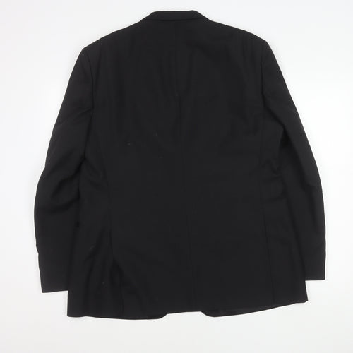 Chatsworth Classics Men’s Black 44R Wool Blend Blazer Jacket