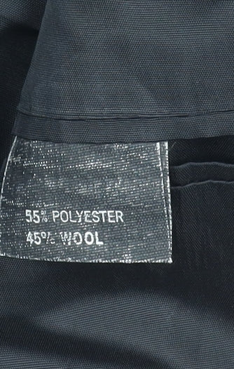 Chatsworth Classics Men’s Black 44R Wool Blend Blazer Jacket