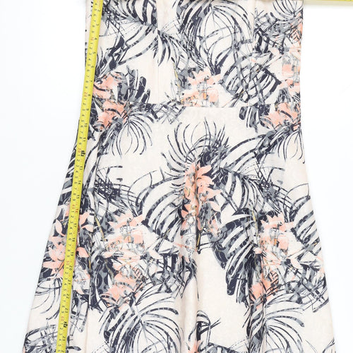 Next Women’s Strapless Multicoloured A-Line Dress UK 12