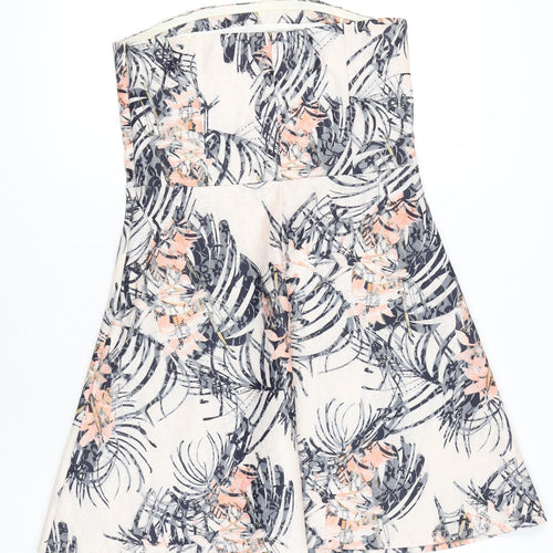 Next Women’s Strapless Multicoloured A-Line Dress UK 12