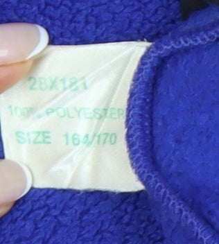 CKW Sportswear Men’s Blue Fleece Hooded Jacket Size S 38in