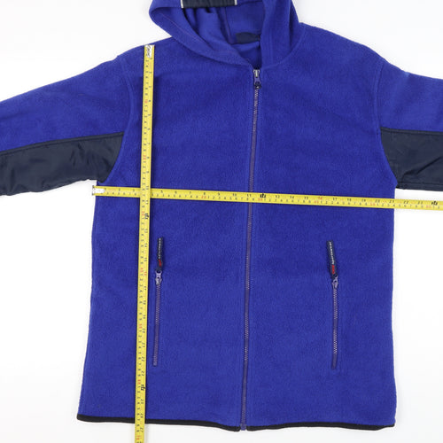 CKW Sportswear Men’s Blue Fleece Hooded Jacket Size S 38in