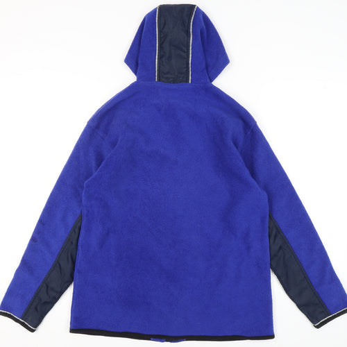 CKW Sportswear Men’s Blue Fleece Hooded Jacket Size S 38in