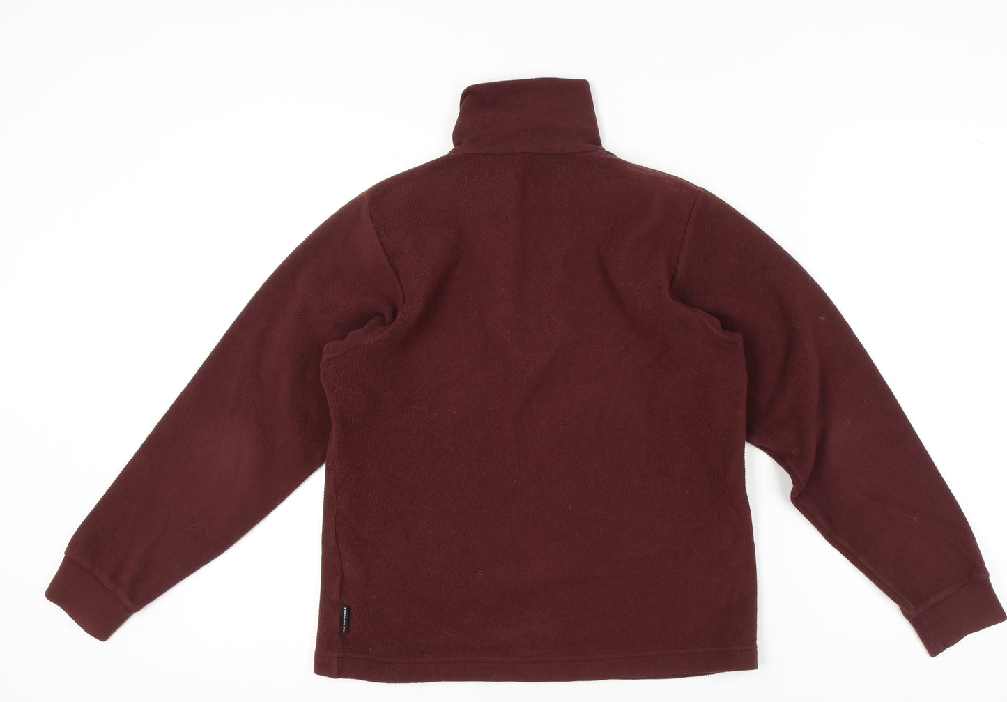 F.lli Campagnolo Women's Red XS Pullover Fleece Sweatshirt 1/4 Zip