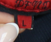 DFND Men's Blue Crew Neck Pullover Sweatshirt Size L Logo Print