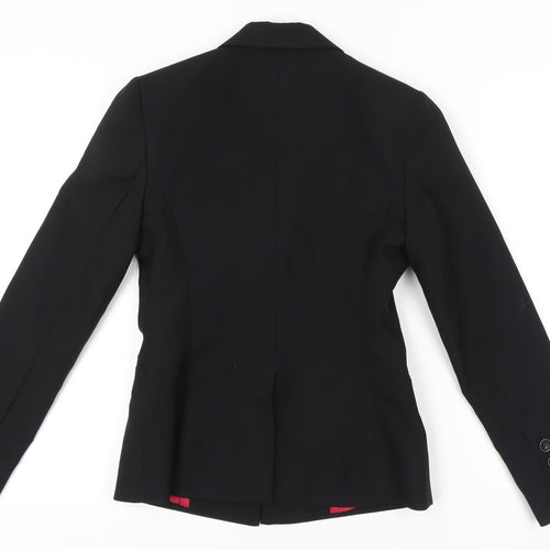Atmosphere Womens Black Blazer UK 10 Regular Fit Notch Lapel