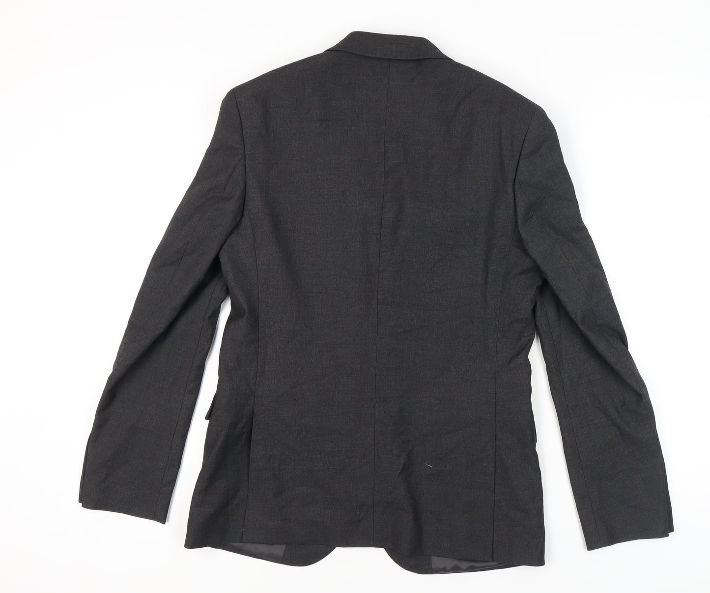 Marks and Spencer Men's Black Blazer 38 Chest Regular M Single-Breasted
