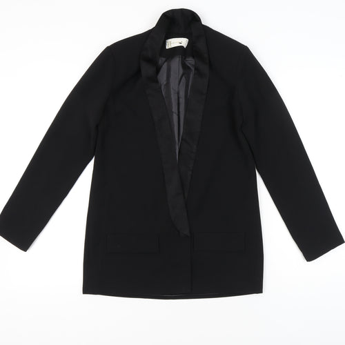 Red Designers Ltd Women’s Black Size 8 Tuxedo Suit Jacket Shawl Collar