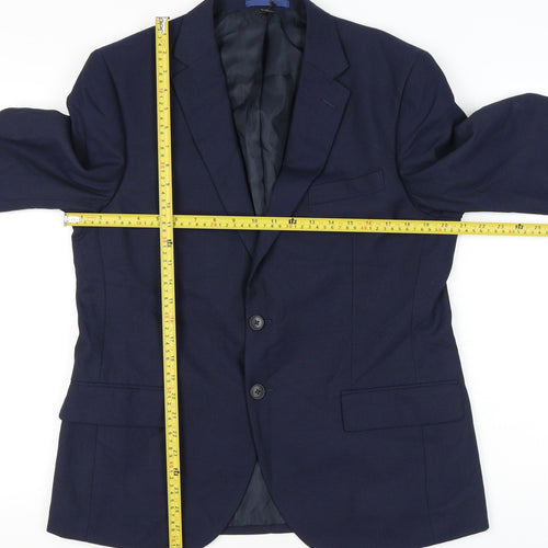Marks and Spencer Men’s Blue Blazer Jacket 42 Chest XL Short