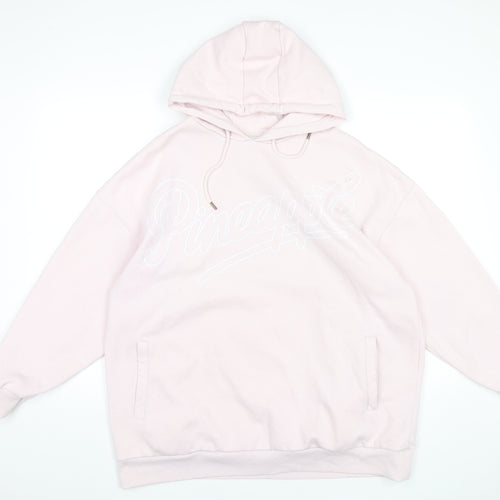 Pineapple Dance Studios Womens Pink Pullover Hoodie Size M 12/14