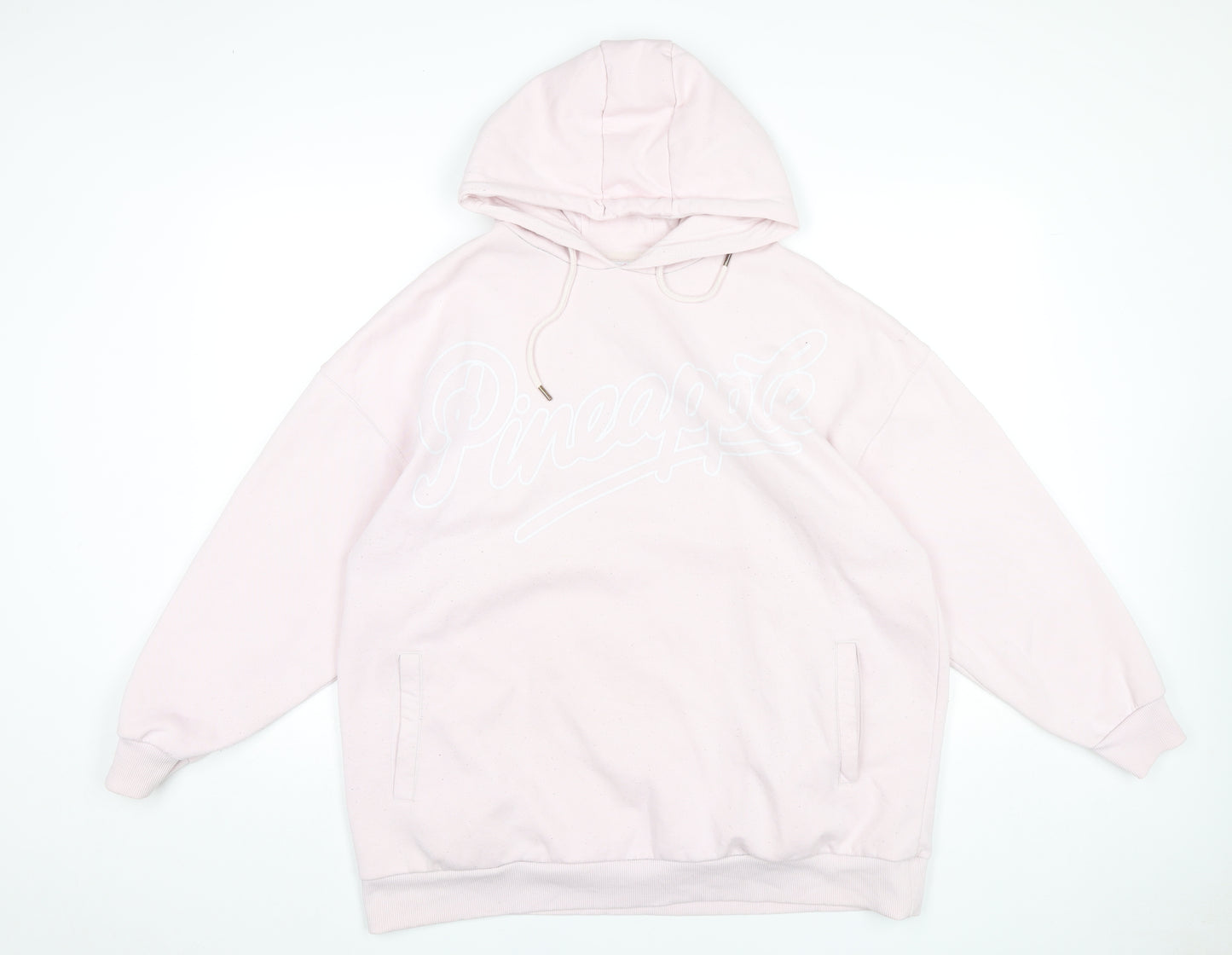 Pineapple Dance Studios Womens Pink Pullover Hoodie Size M 12/14