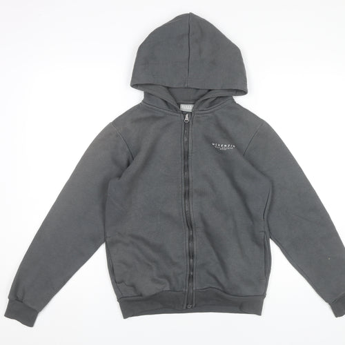 McKenzie Boys Grey Full Zip Hoodie 13-14 Years Sports Casual