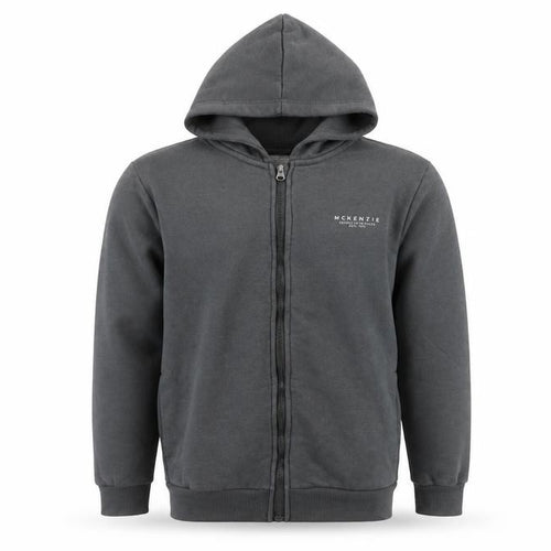 McKenzie Boys Grey Full Zip Hoodie 13-14 Years Sports Casual