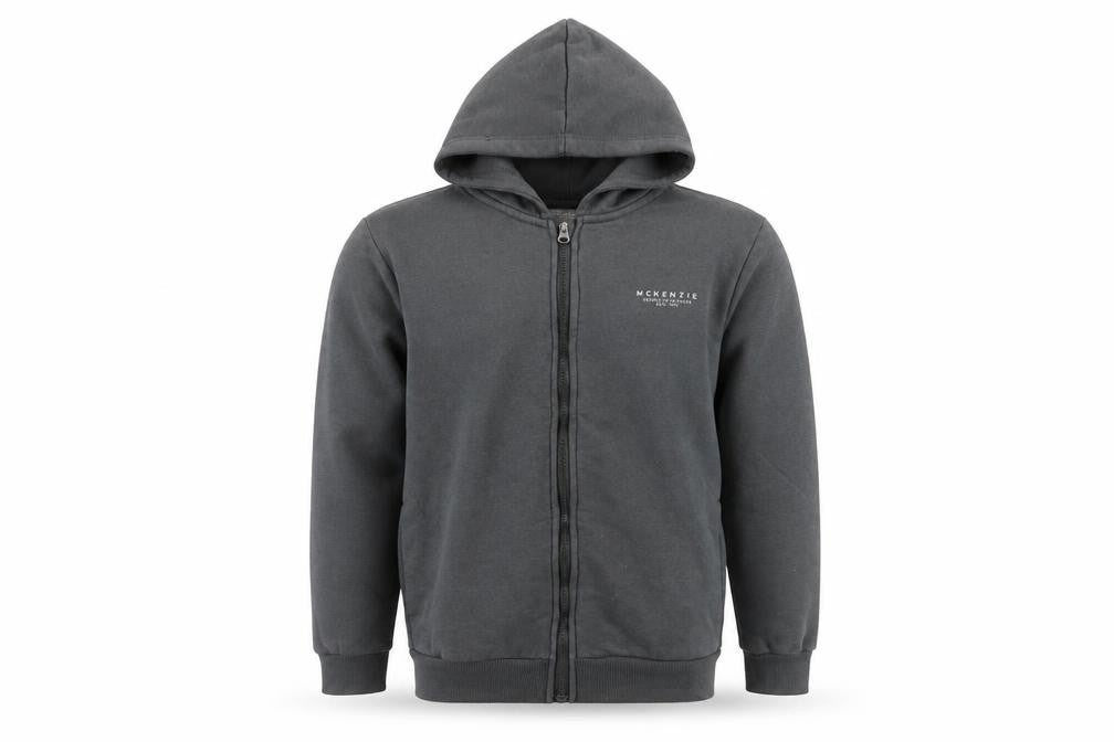McKenzie Boys Grey Full Zip Hoodie 13-14 Years Sports Casual