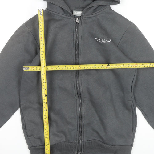 McKenzie Boys Grey Full Zip Hoodie 13-14 Years Sports Casual