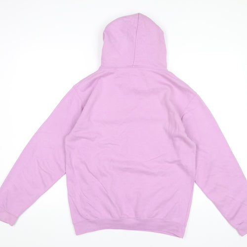 JustHoods Women’s Pink Pullover Hoodie S Dog Mama Embroidered Logo