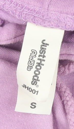 JustHoods Women’s Pink Pullover Hoodie S Dog Mama Embroidered Logo
