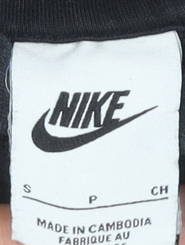 Nike Womens Black Pullover Hoodie S Regular Fit Sportswear