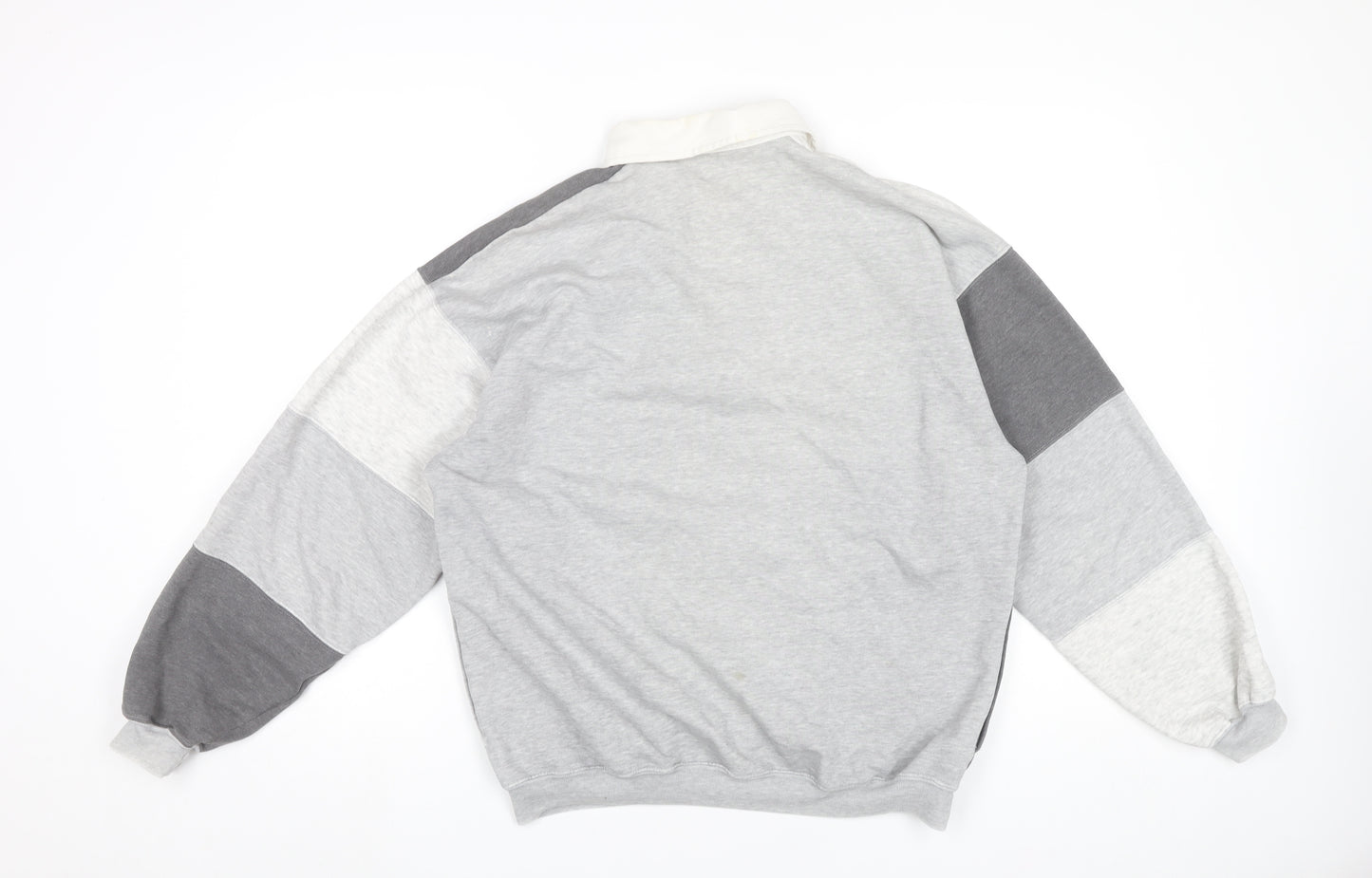 Marks and Spencer Women’s Grey Colourblock Sweatshirt Medium 38-40"