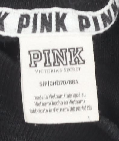 Victoria's Secret PINK Womens Black Pullover Sweatshirt Size S